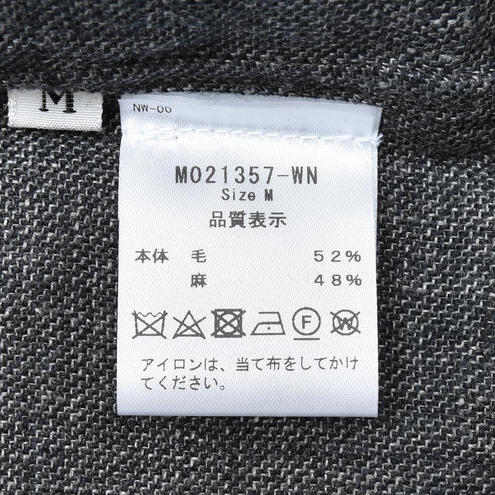 moncao（モンサオ） ウールリネンスキッパーシャツ M021357