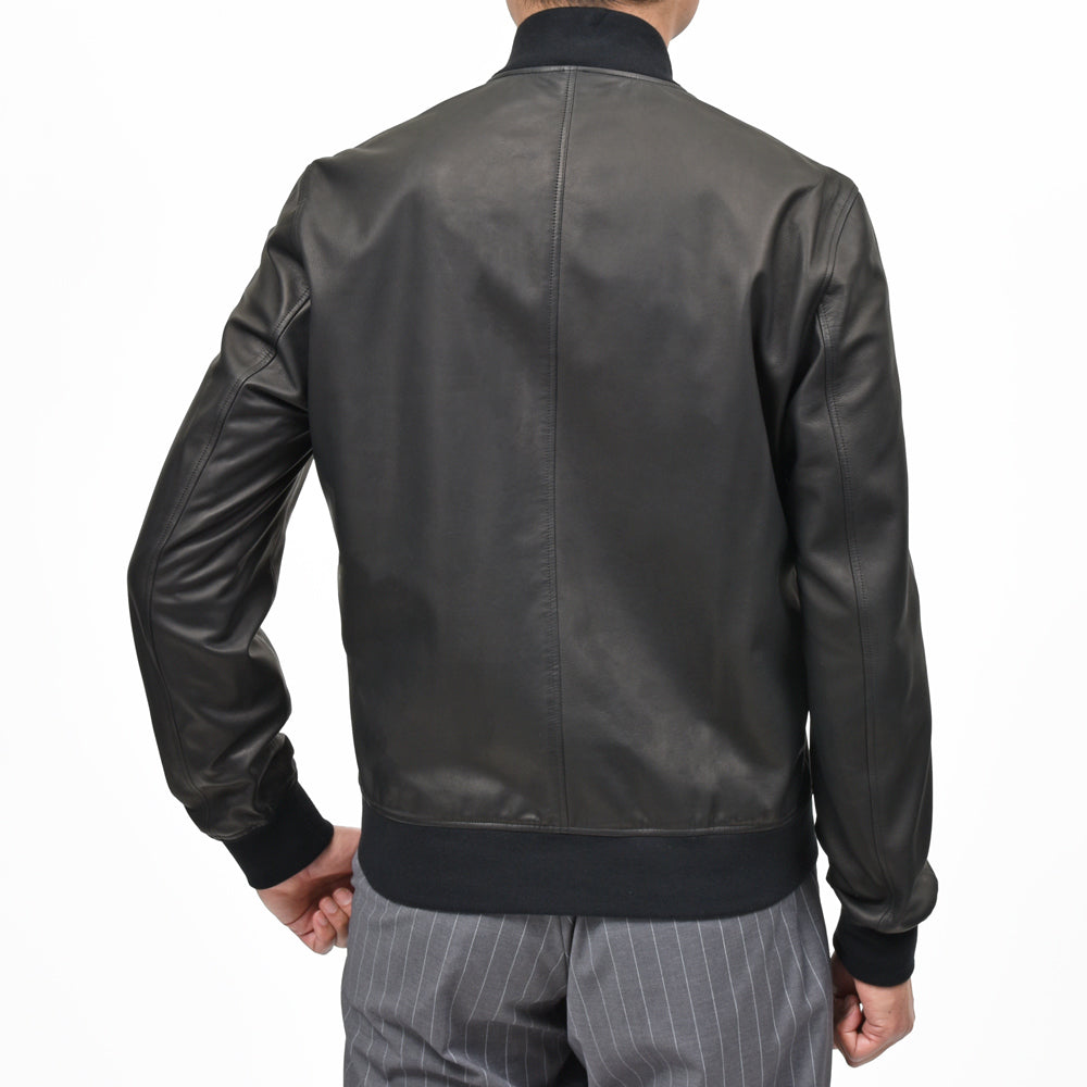SERAPHIN（セラファン） DEAN+ZIPS ディーンジップス ラムナッパレザーボマーブルゾン 126-00