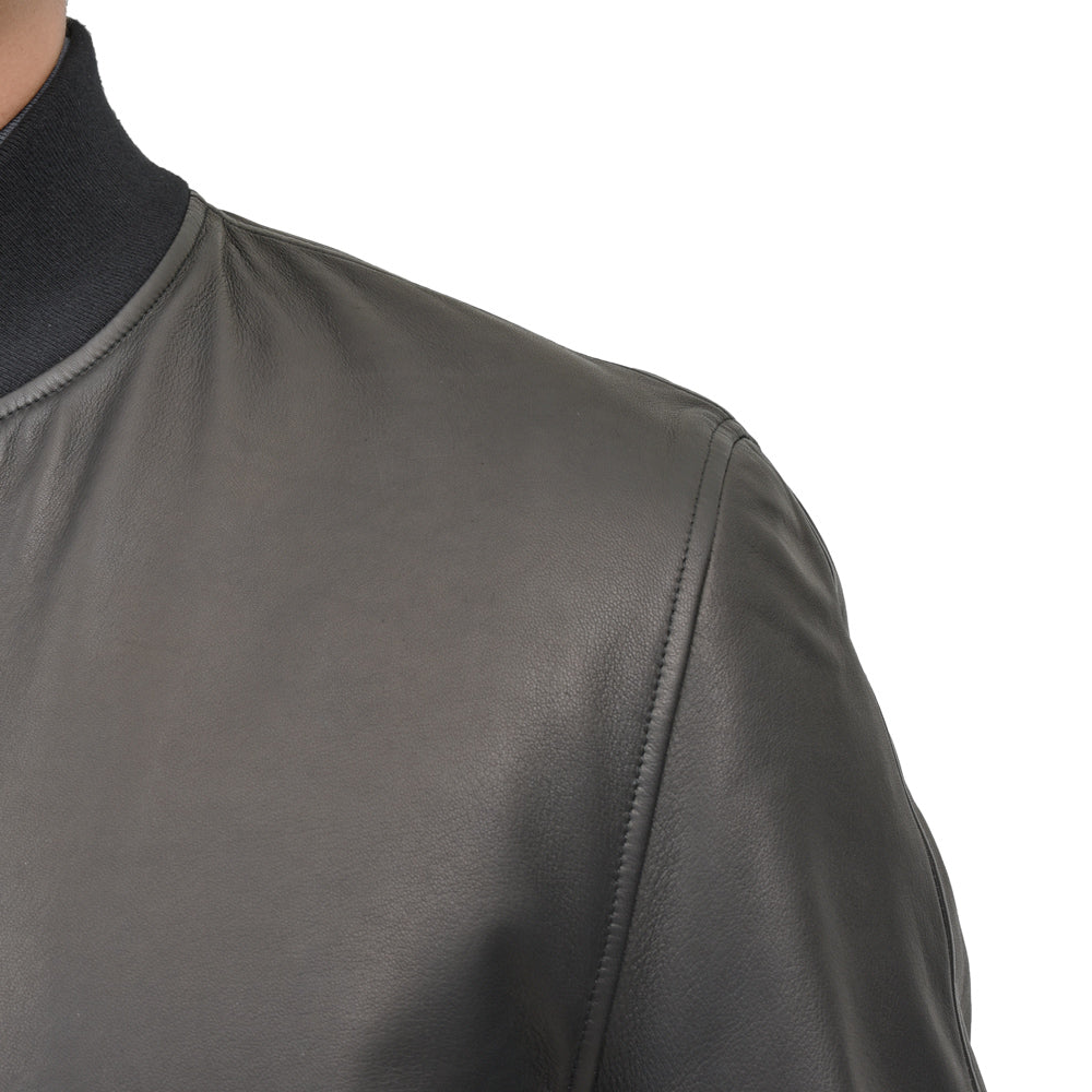 SERAPHIN（セラファン） DEAN+ZIPS ディーンジップス ラムナッパレザーボマーブルゾン 126-00