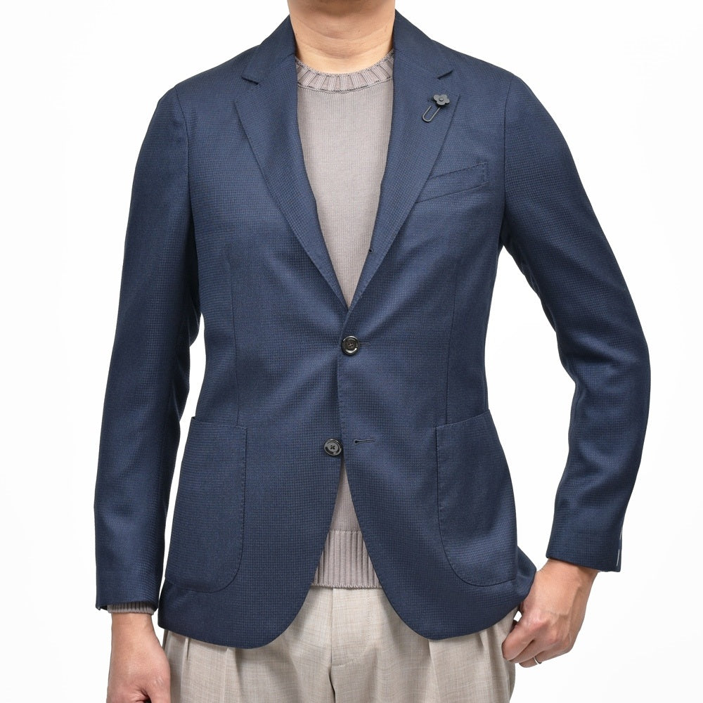 LARDINI（ラルディーニ） ADVANCEアドヴァンス カシミアウールシルクホップサック3Bジャケット JB6000AQ/ESIF64526