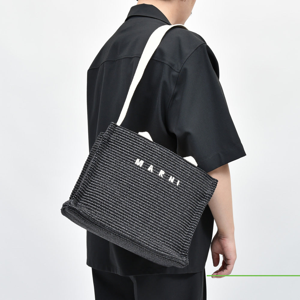 MARNI（マルニ） East-West コットンナイロン2WAYトートバッグ SHMP0077U0 P3860
