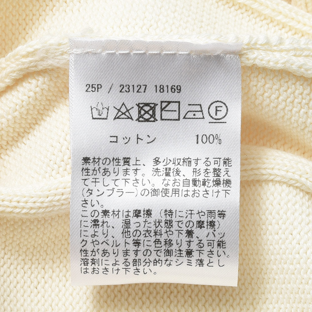 GRAN SASSO（グランサッソ） セミミドルゲージソフトコットン針抜きクルーネックニット 23127/18169