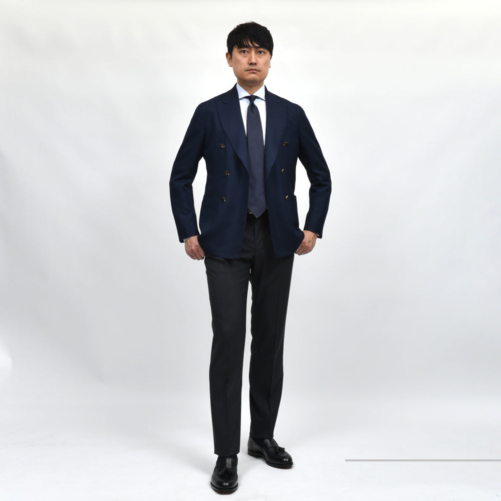 GIANFRANCO BOMMEZZADRI（ジャンフランコ ボメザドリ） ウールホップサック6Bダブルジャケット17051200027