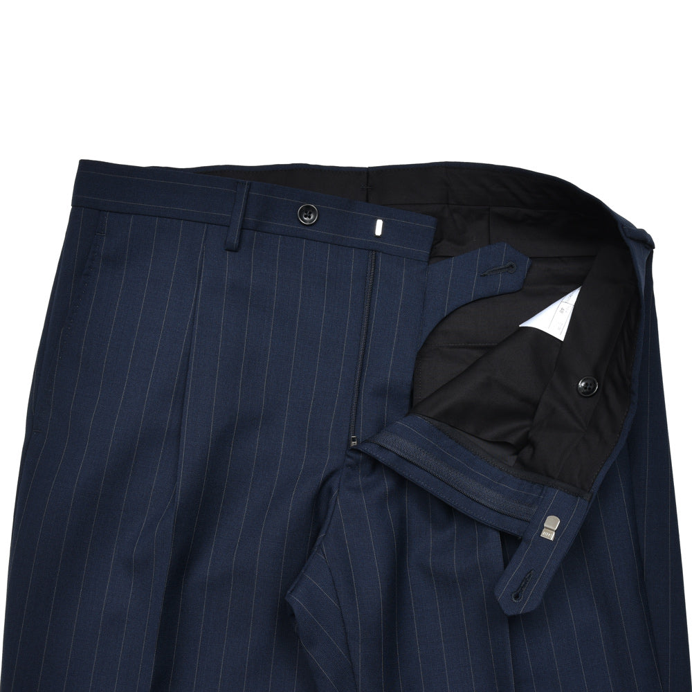 GIANFRANCO BOMMEZZADRI（ジャンフランコ ボメザドリ） ウールトロピカルピンストライプ3B1プリーツスーツ 17151202027