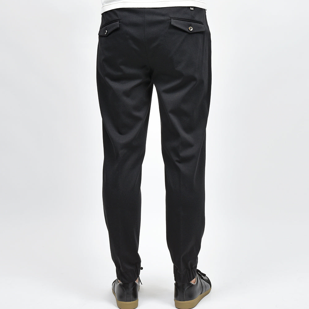 PT TORINO ピーティー トリノ NEW BERLIN サマージャージー ストレッチ 1プリーツ ハーフシャーリング リブパンツ SOFT FIT/VD02