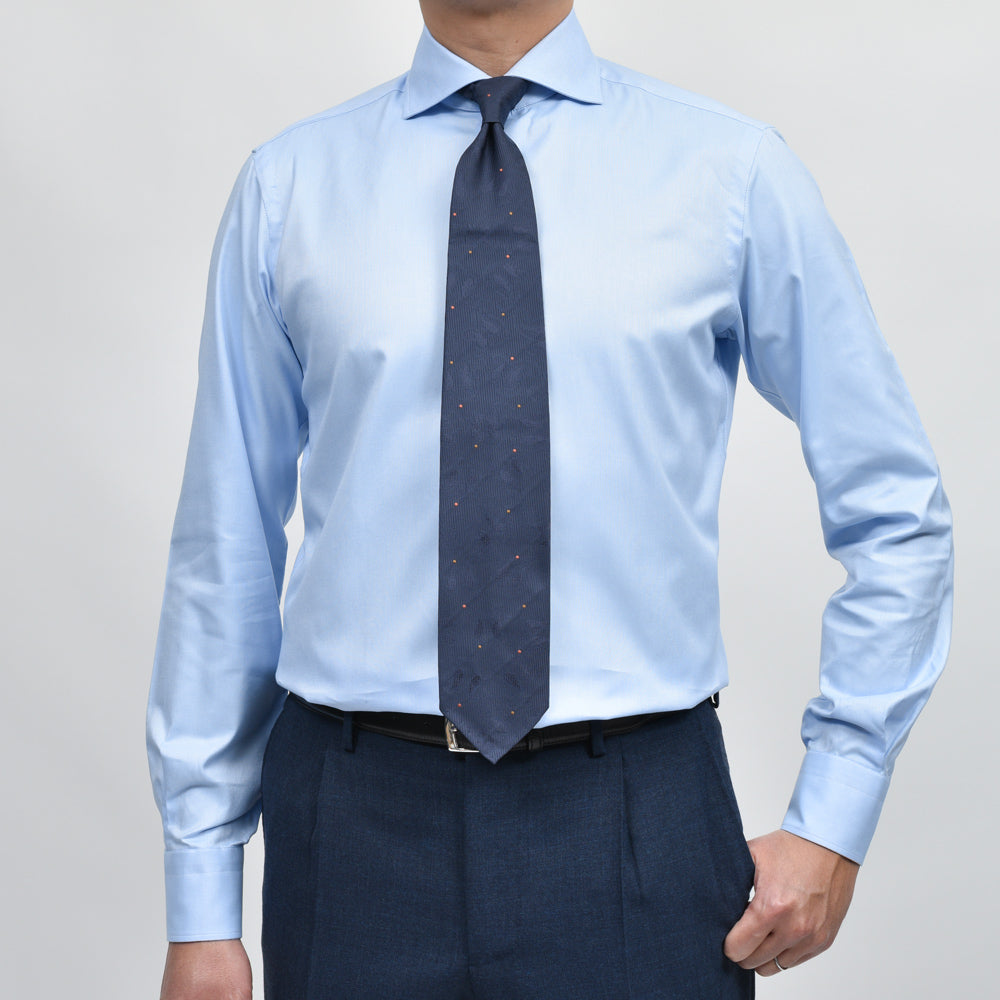 BARBA（バルバ） コットンピンオックスシャツ / ワイド (406) 11151200052