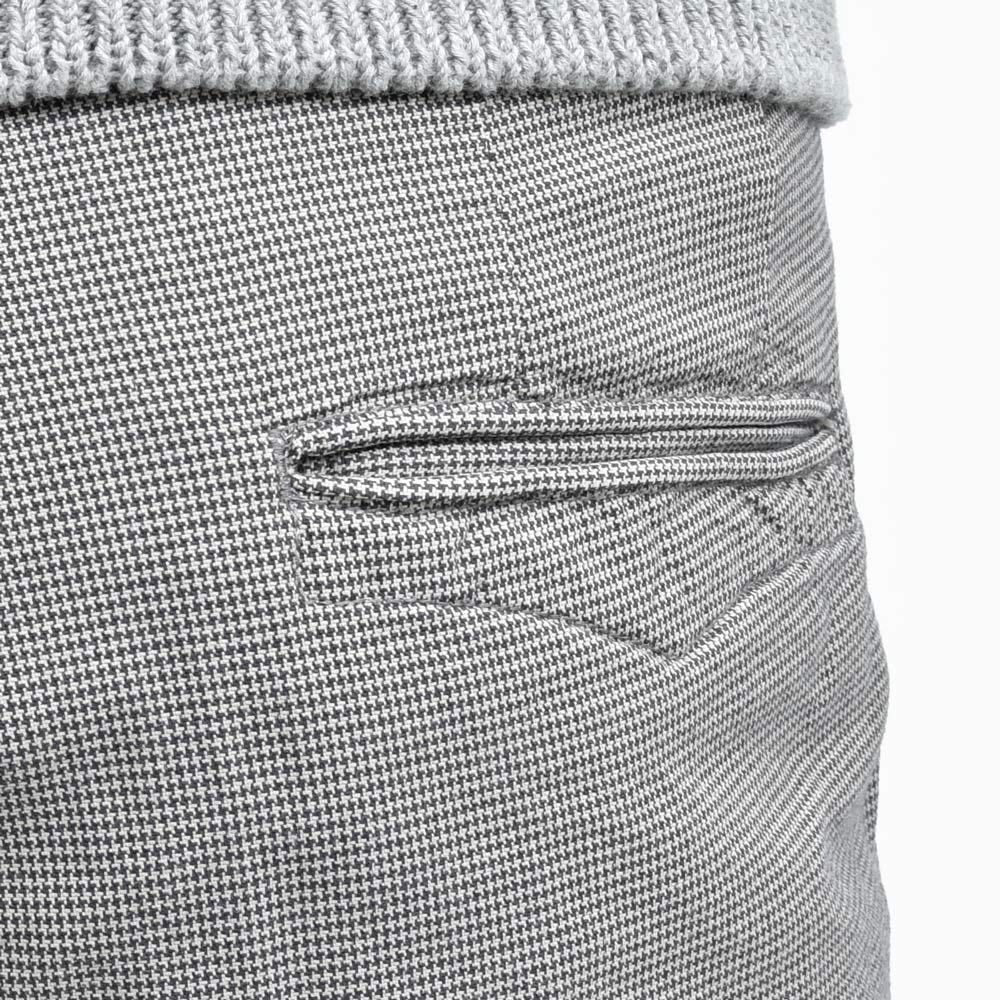 INCOTEX SLACKS（インコテックス スラックス） SLIM FIT ガーメントダイコトンストレッチハウンドトゥーステーパードパンツ 18S100/90926/31577