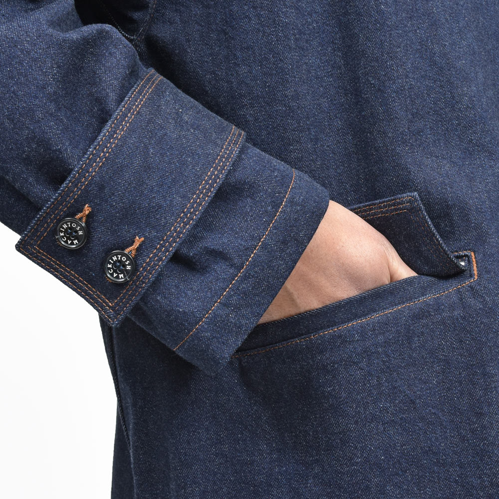 MACKINTOSH（マッキントッシュ） HUMBIEハンビー ワンウォッシュデニムオーバーサイズドバルカラーコート