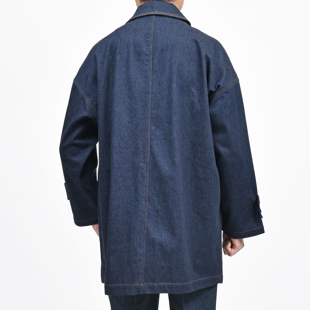 MACKINTOSH（マッキントッシュ） HUMBIEハンビー ワンウォッシュデニムオーバーサイズドバルカラーコート