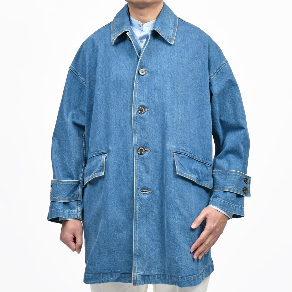MACKINTOSH（マッキントッシュ） HUMBIEハンビー ストーンバイオウォッシュデニムオーバーサイズドバルカラーコート