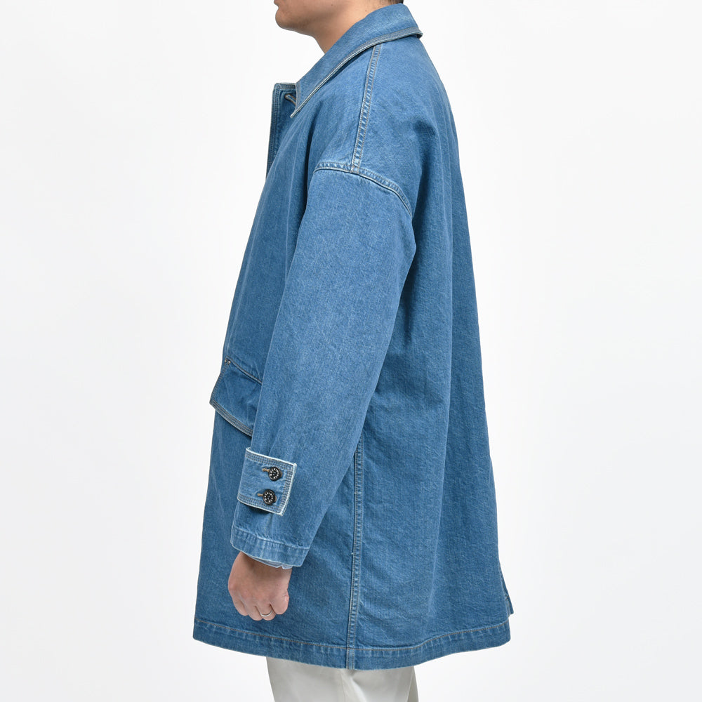 MACKINTOSH（マッキントッシュ） HUMBIEハンビー ストーンバイオウォッシュデニムオーバーサイズドバルカラーコート