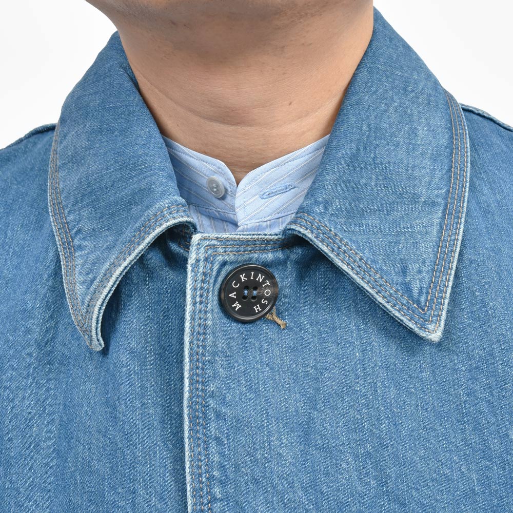 MACKINTOSH（マッキントッシュ） HUMBIEハンビー ストーンバイオウォッシュデニムオーバーサイズドバルカラーコート