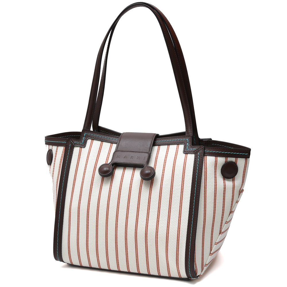 MARNI(マルニ) BMMP0152A0/P8195 Riviera キャンバスストライプミニバッグ