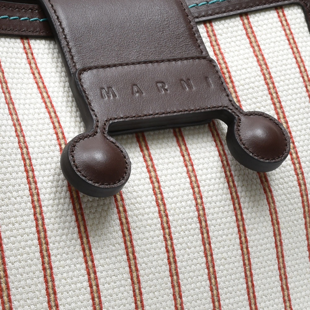MARNI(マルニ) BMMP0152A0/P8195 Riviera キャンバスストライプミニバッグ