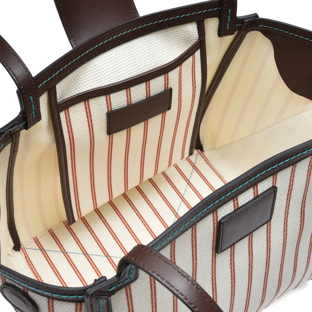 MARNI(マルニ) BMMP0152A0/P8195 Riviera キャンバスストライプミニバッグ