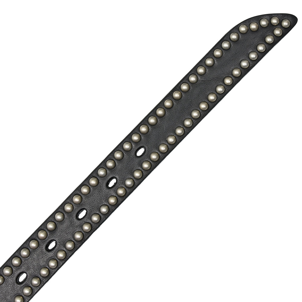 J&M DAVIDSON（J&M デヴィッドソン） SIDE STUDS 25MM アニリンレザースタッズベルト