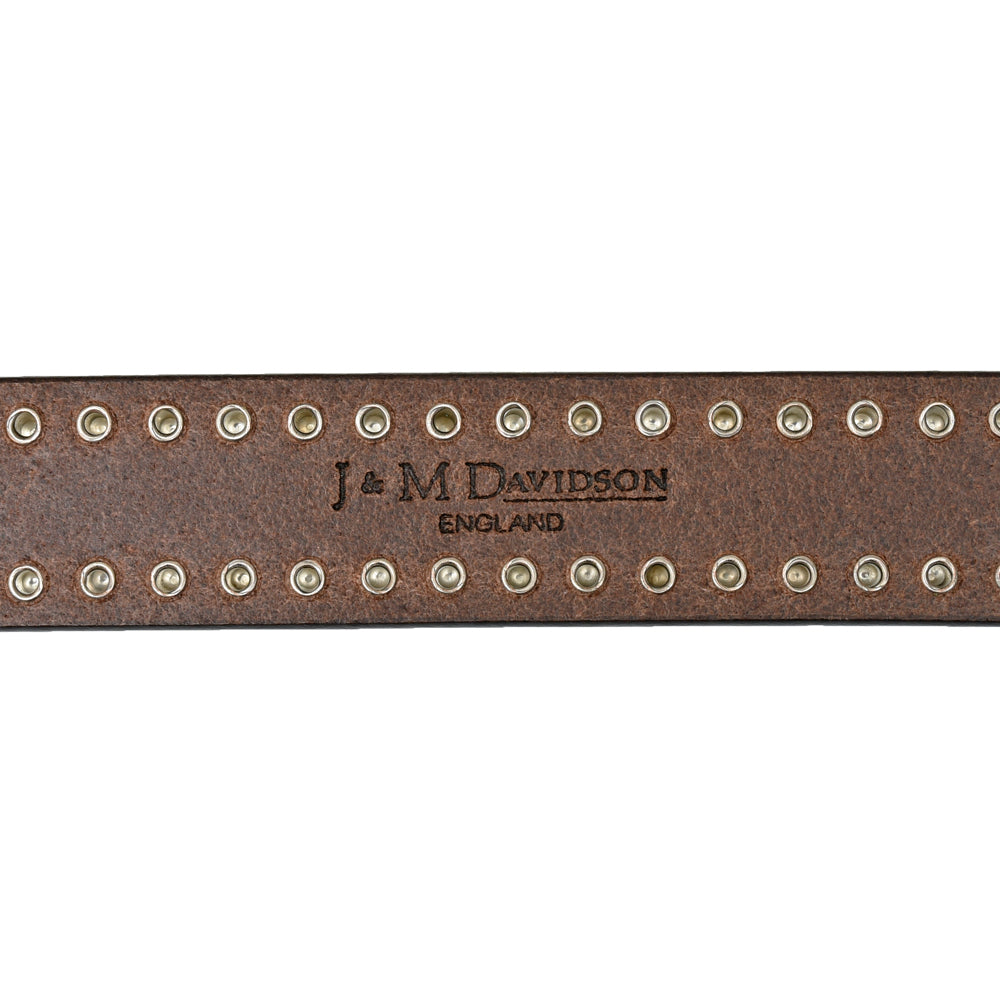 J&M DAVIDSON（J&M デヴィッドソン） SIDE STUDS 25MM アニリンレザースタッズベルト