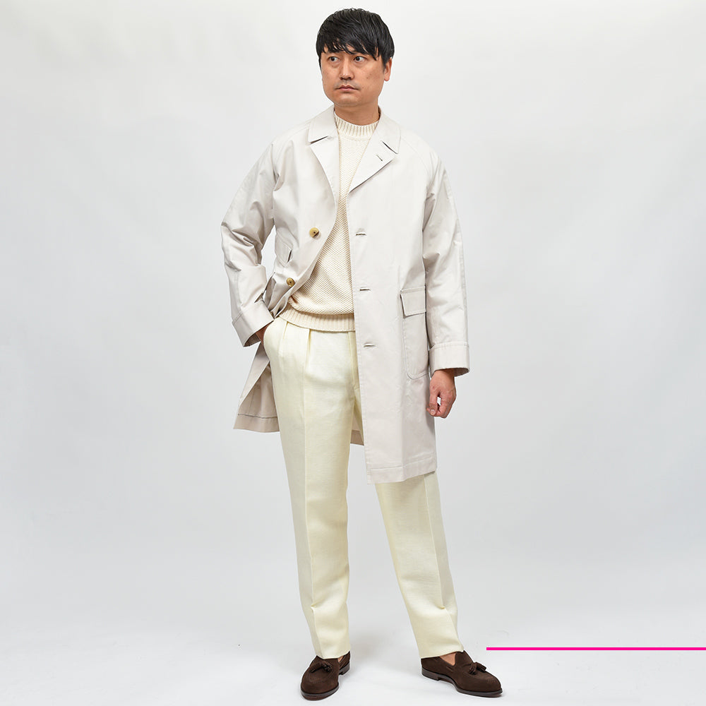 COHERENCE コヒーレンス CORB2 コットン ポプリン ラグランスリーブコート