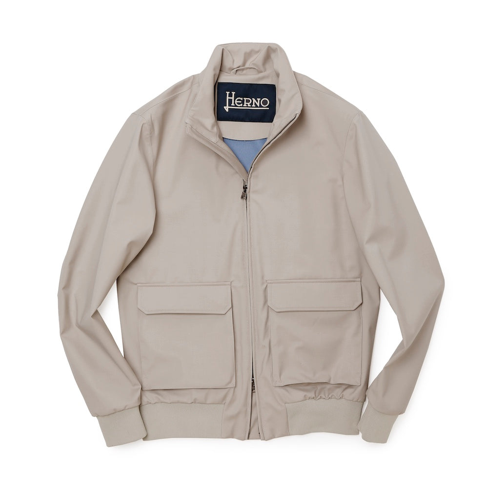 ヘルノ / 3レイヤーウール スタンドカラー ジップアップ ブルゾン(Loro Piana STORM SYSTEM)/GI000410U-33410