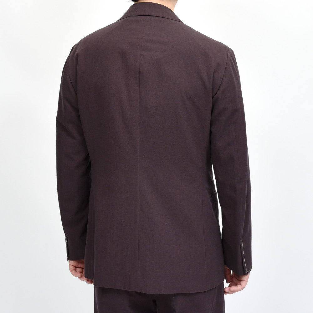 garoh ガロウ jacket03 コットン リネン ツイル 4Bダブルジャケット