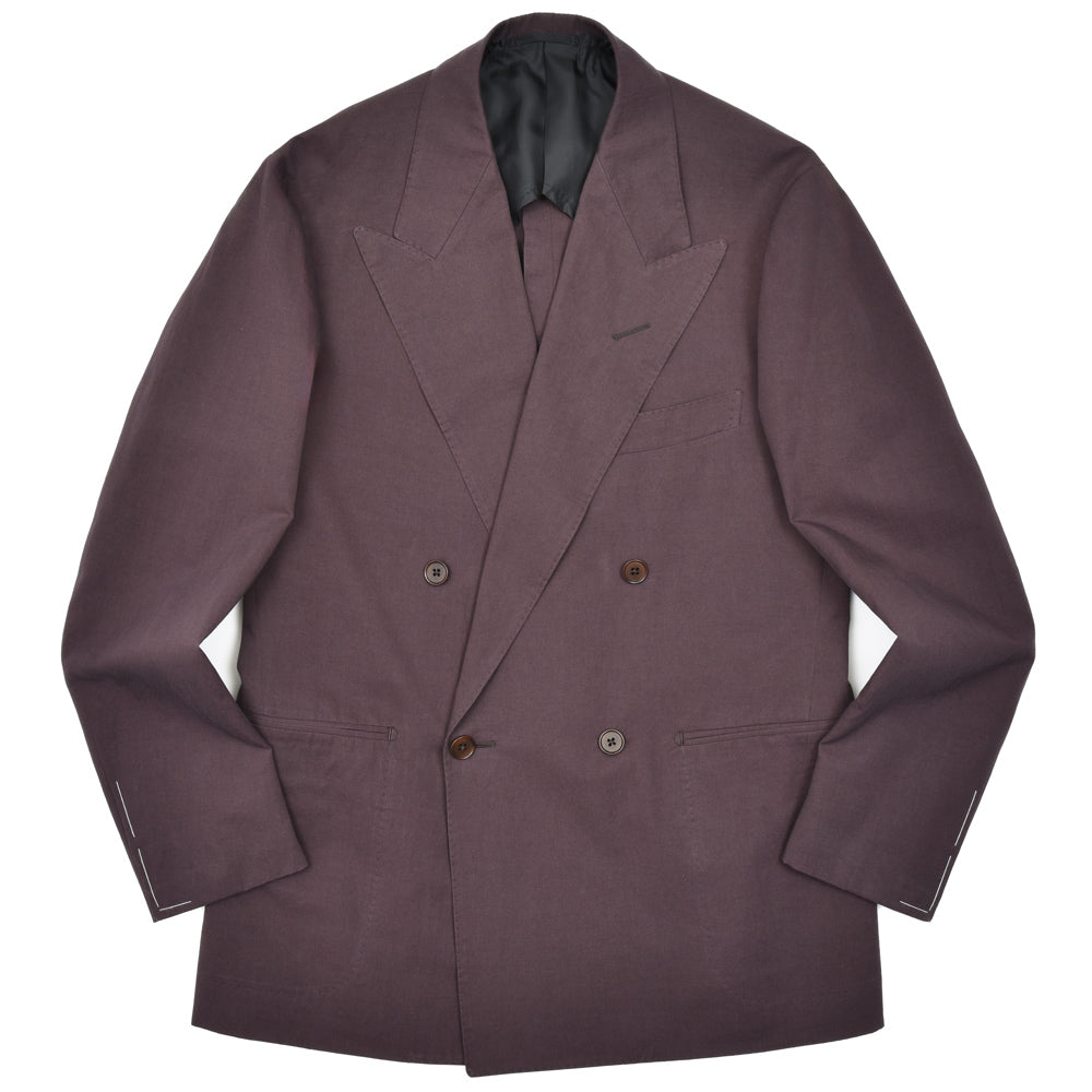garoh ガロウ jacket03 コットン リネン ツイル 4Bダブルジャケット