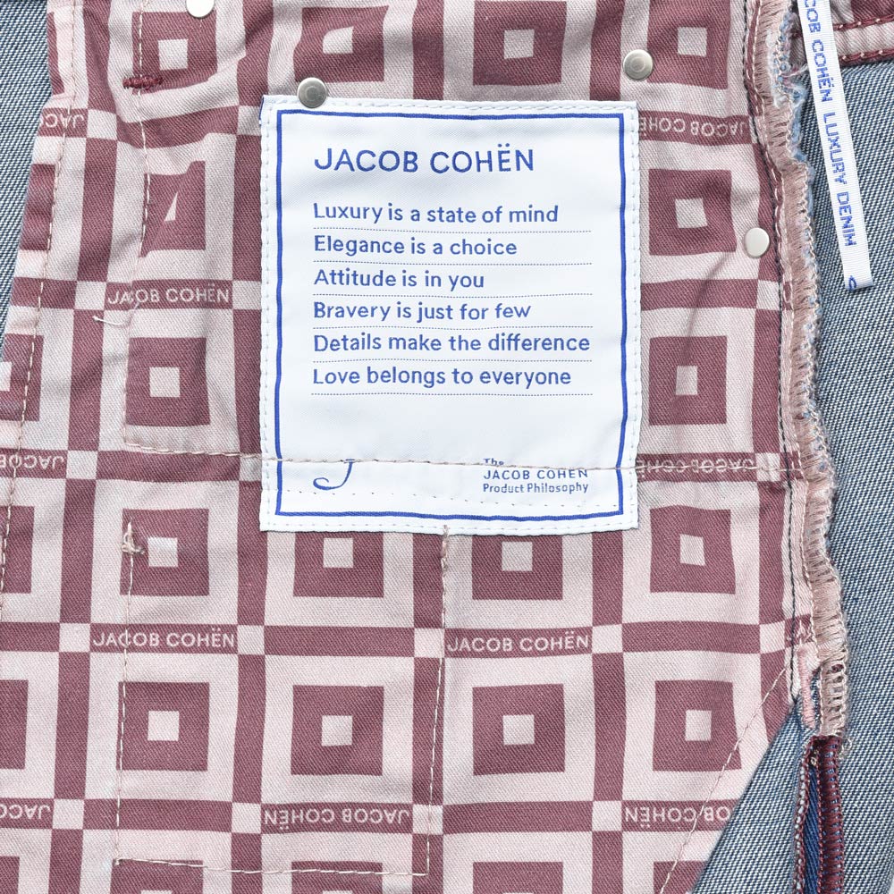 JACOB COHEN（ヤコブコーエン） BARDバード ウォッシュドコットンストレッチスリムテーパードデニム 226-32411