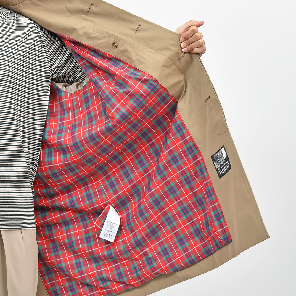 BARACUTA バラクータ G12 ポリエステルコットン バラクータクロス ステンカラーコート OVERSIZED FIT