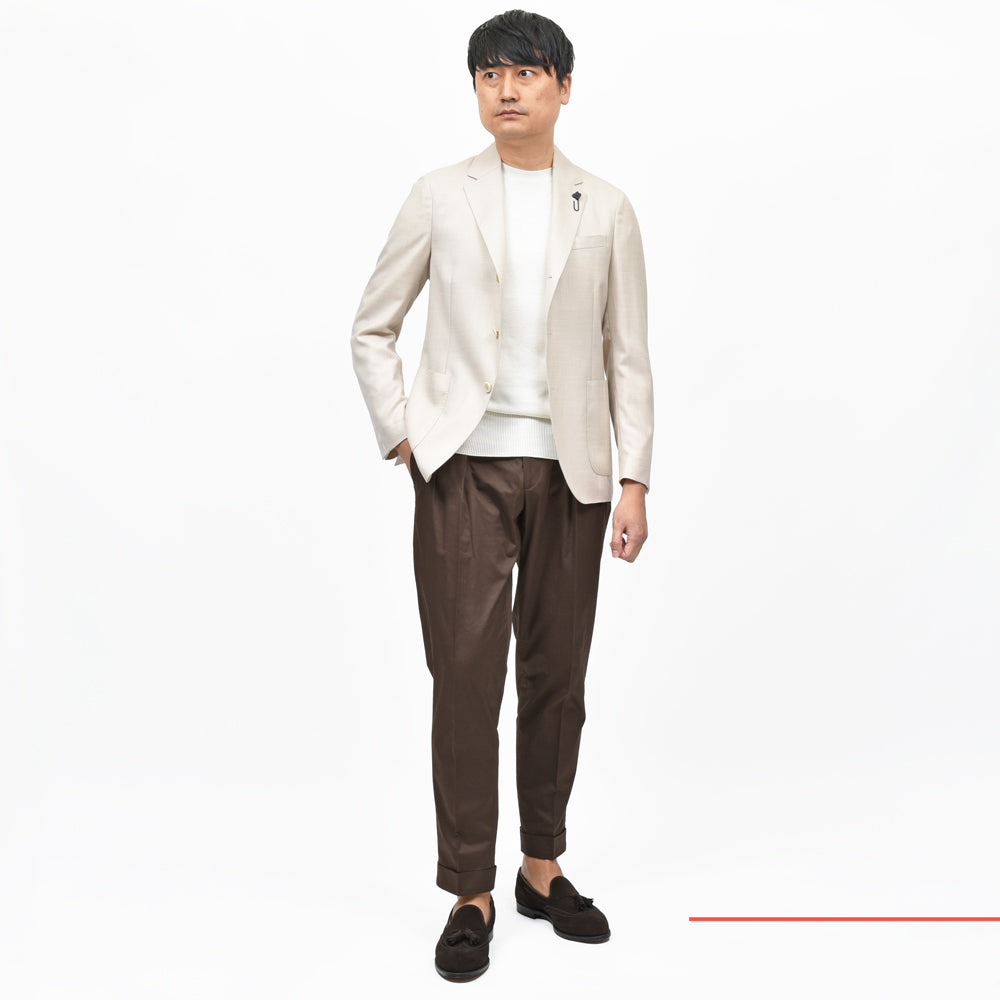 LARDINI（ラルディーニ） ADVANCEアドヴァンス 4シーズンカシミア3Bジャケット 5116-A6000AQ539