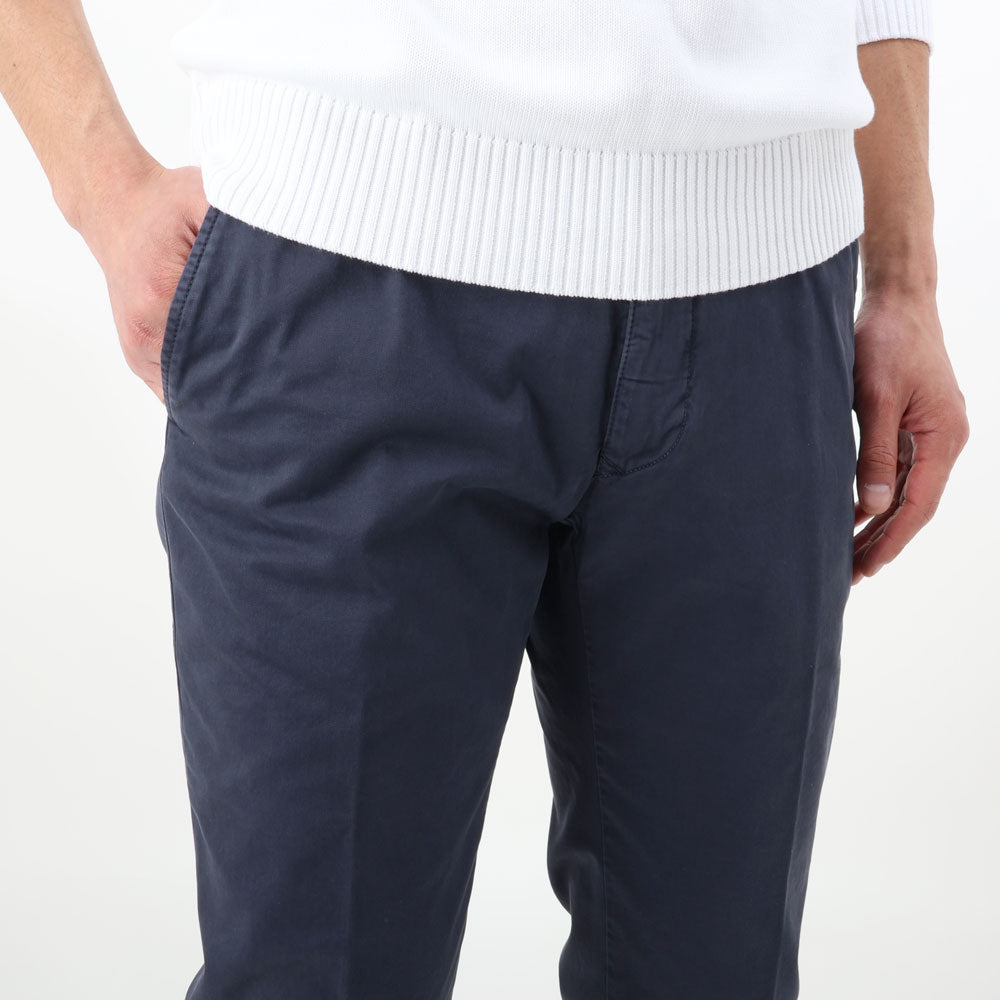 インコテックス / ストレッチ コットンライトギャバ ノープリーツ パンツ/INCOTEX SLACKS/SLIM FIT/18S100 9664A