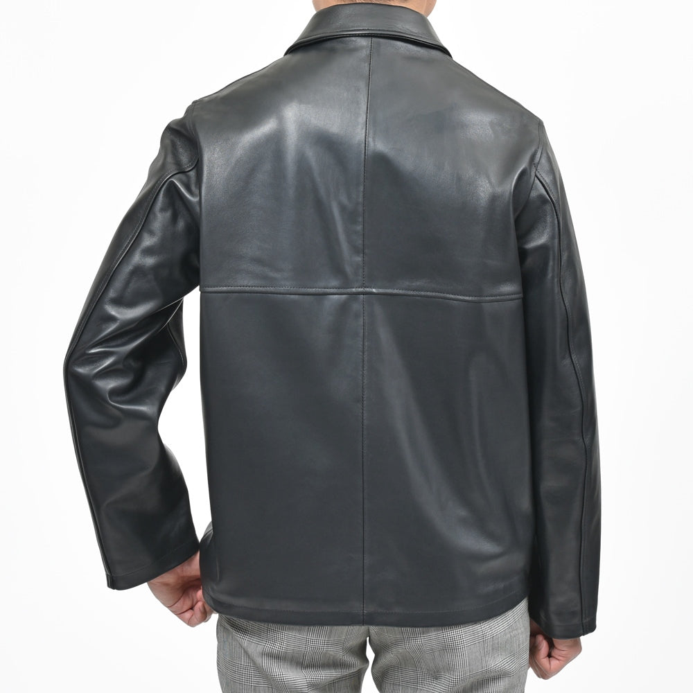 ADORNI（アドルニ） Yanヤン ラムレザーカバーオール AD4702