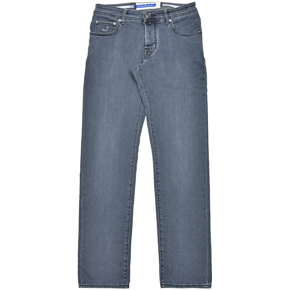 JACOB COHEN（ヤコブコーエン） NICKSLIMニックスリム PREMIUM EDITION スリムウォッシュドストレッチテーパードスリムフィットデニム 226-32457