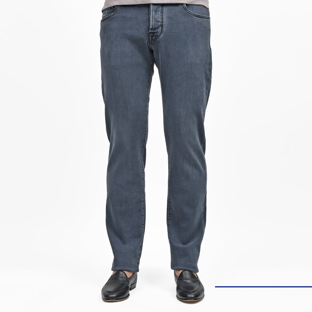 JACOB COHEN（ヤコブコーエン） NICKSLIMニックスリム PREMIUM EDITION スリムウォッシュドストレッチテーパードスリムフィットデニム 226-32457