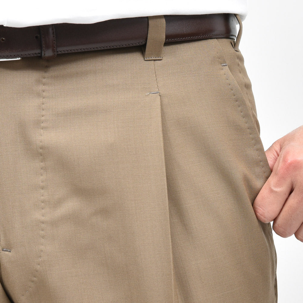 IGARASHI TROUSERS（五十嵐トラウザーズ） ウールトロピカル1Pテーパードパンツ 13051200187