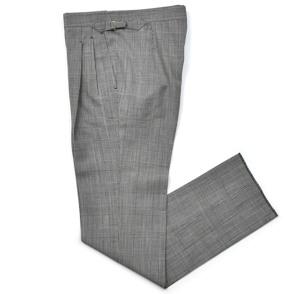 IGARASHI TROUSERS（五十嵐トラウザーズ） ウールハウンドトゥース1Pテーパードパンツ 13051203187