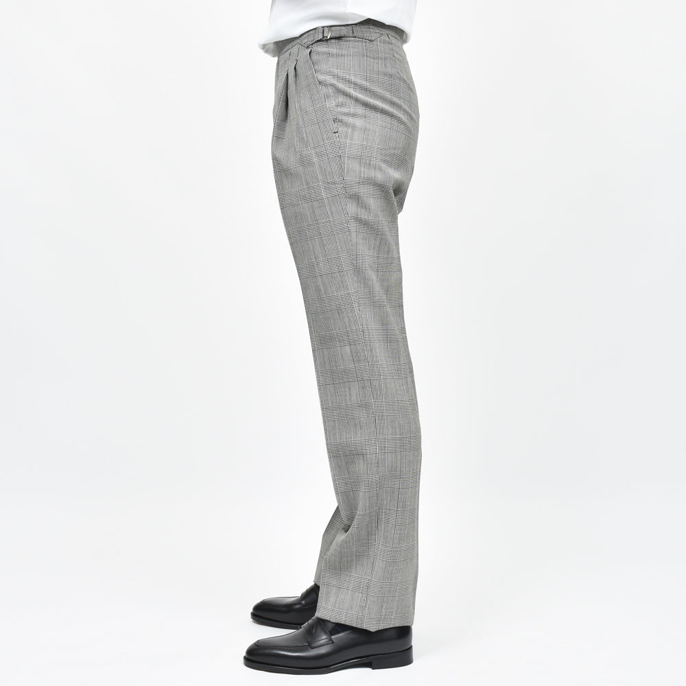 IGARASHI TROUSERS（五十嵐トラウザーズ） ウールハウンドトゥース1Pテーパードパンツ 13051203187