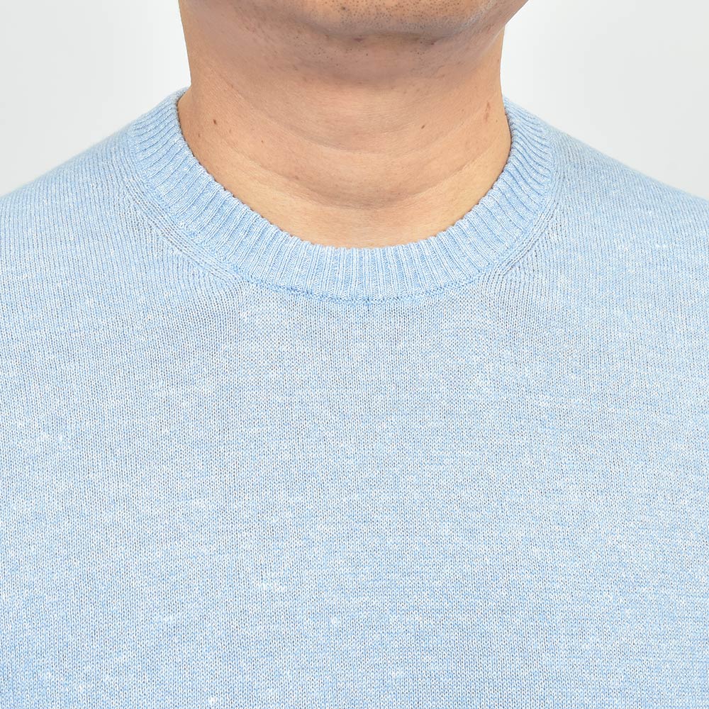 Settefili Cashmere セッテフィーリ カシミア カシミヤ リネン ミドルゲージ クルーネックニット