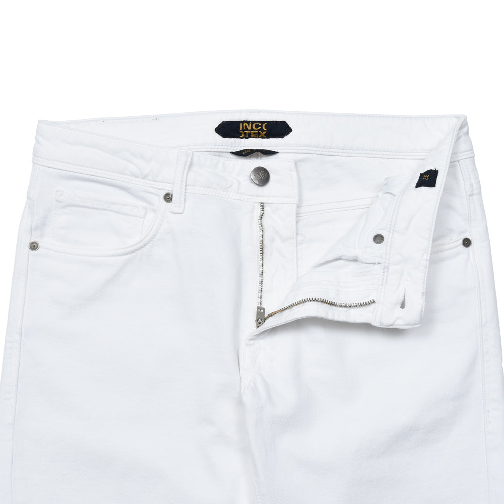 INCOTEX BLUE DIVISION（インコテックス ブルーディヴィジョン） Slim Fit ウォッシュドストレッチドリルスリムテーパードパンツ BDPS0003-00530S/3160