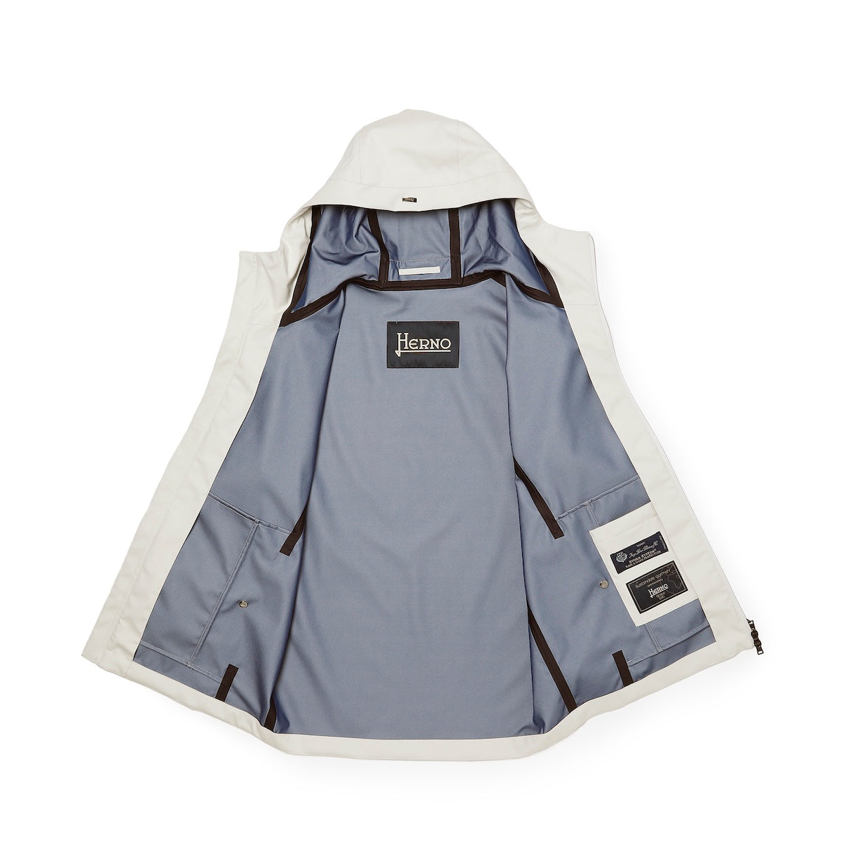ヘルノ / 3レイヤーウール フーデッド ブルゾン(Loro Piana STORM SYSTEM)/GI000492U-33410