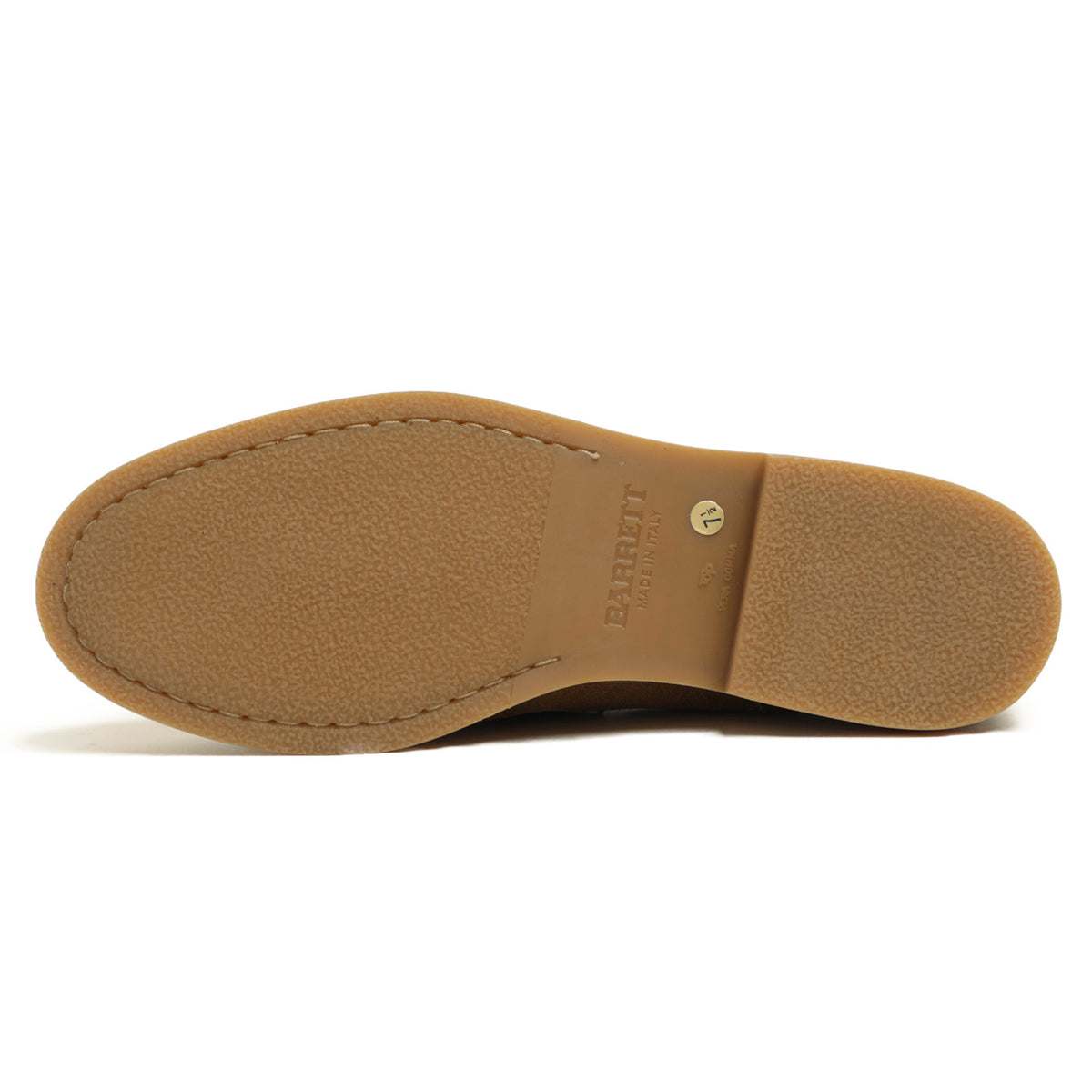 バレット / カーフスエードレザー  ホールカット コイン ローファー / 221U021.59 / LIGHT CASHMERE OAK ブラウン