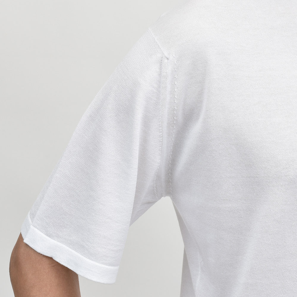 JOHN SMEDLEY ジョンスメドレー S4676 シーアイランドコットン 30ゲージ クルーネック ニットTシャツ