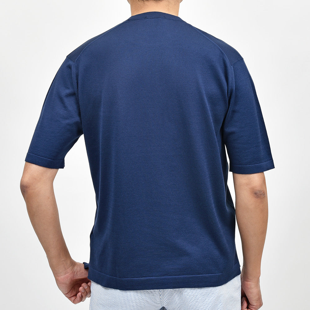 JOHN SMEDLEY ジョンスメドレー S4676 シーアイランドコットン 30ゲージ クルーネック ニットTシャツ