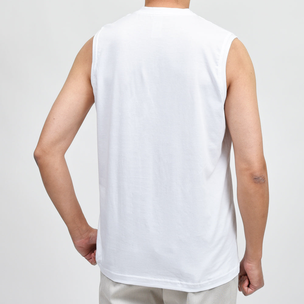 Schiesser（シーサー） コットン天竺ノースリーブクルーネックカットソー AMERICAN T-SHIRT SINGLET(2packs)