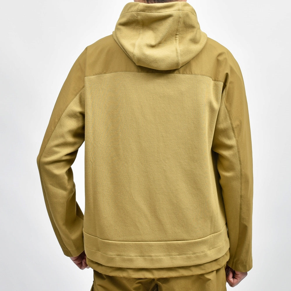 HERNO（ヘルノ） Laminarラミナー コットンジャージ×ナイロンタスランジップフーディー JC00019UL/56015