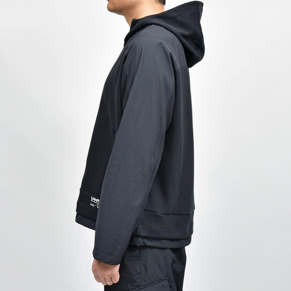 HERNO（ヘルノ） Laminarラミナー コットンジャージ×ナイロンタスランジップフーディー JC00019UL/56015