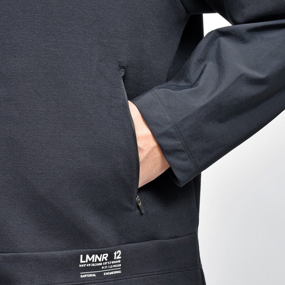 HERNO（ヘルノ） Laminarラミナー コットンジャージ×ナイロンタスランジップフーディー JC00019UL/56015