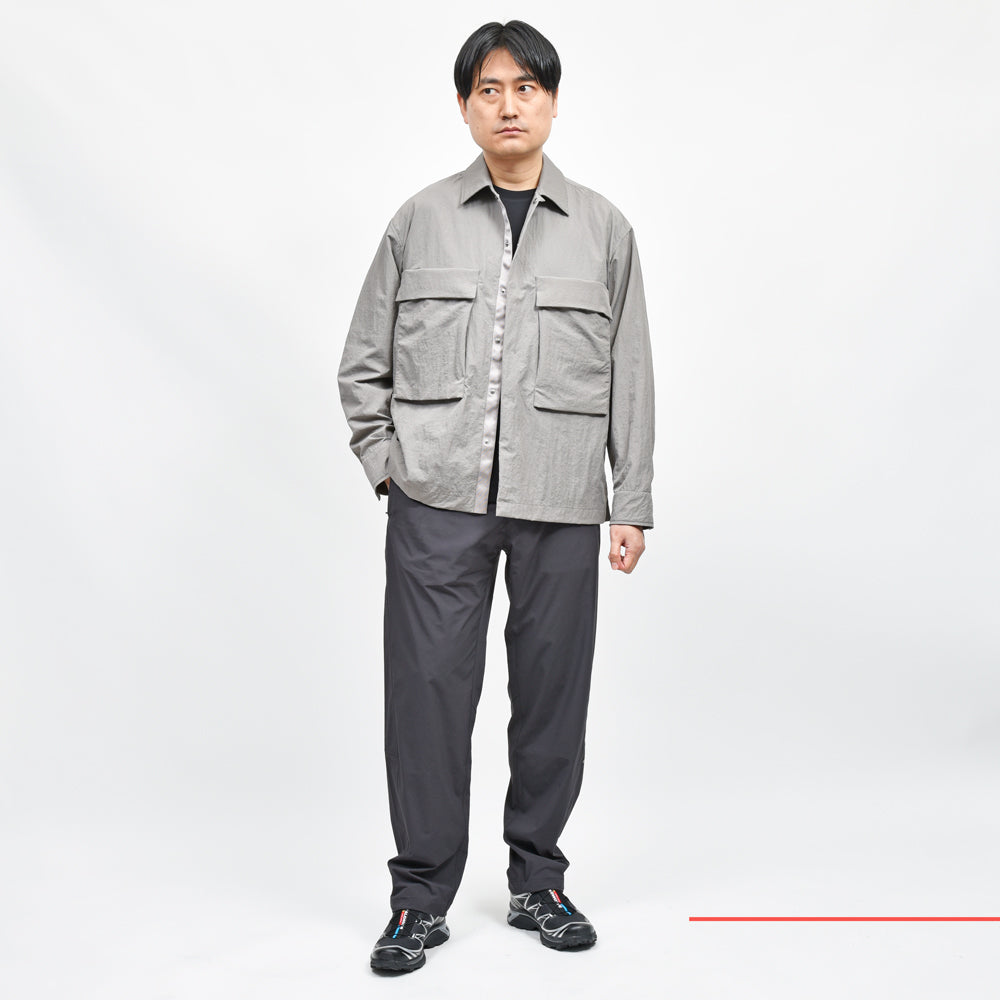 HERNO（ヘルノ） Laminarラミナー ウォーターレペレントナイロンユーティリティシャツジャケット CM00005UL/12827