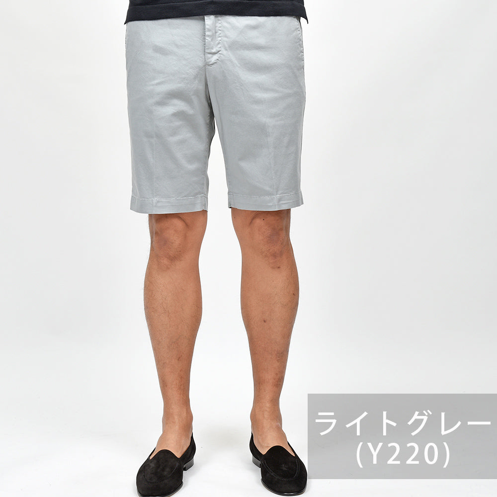 PT TORINO ピーティー トリノ コットン ストレッチ ライトウエイトギャバジン ノープリーツ ショートパンツ BERMUDA/GL04
