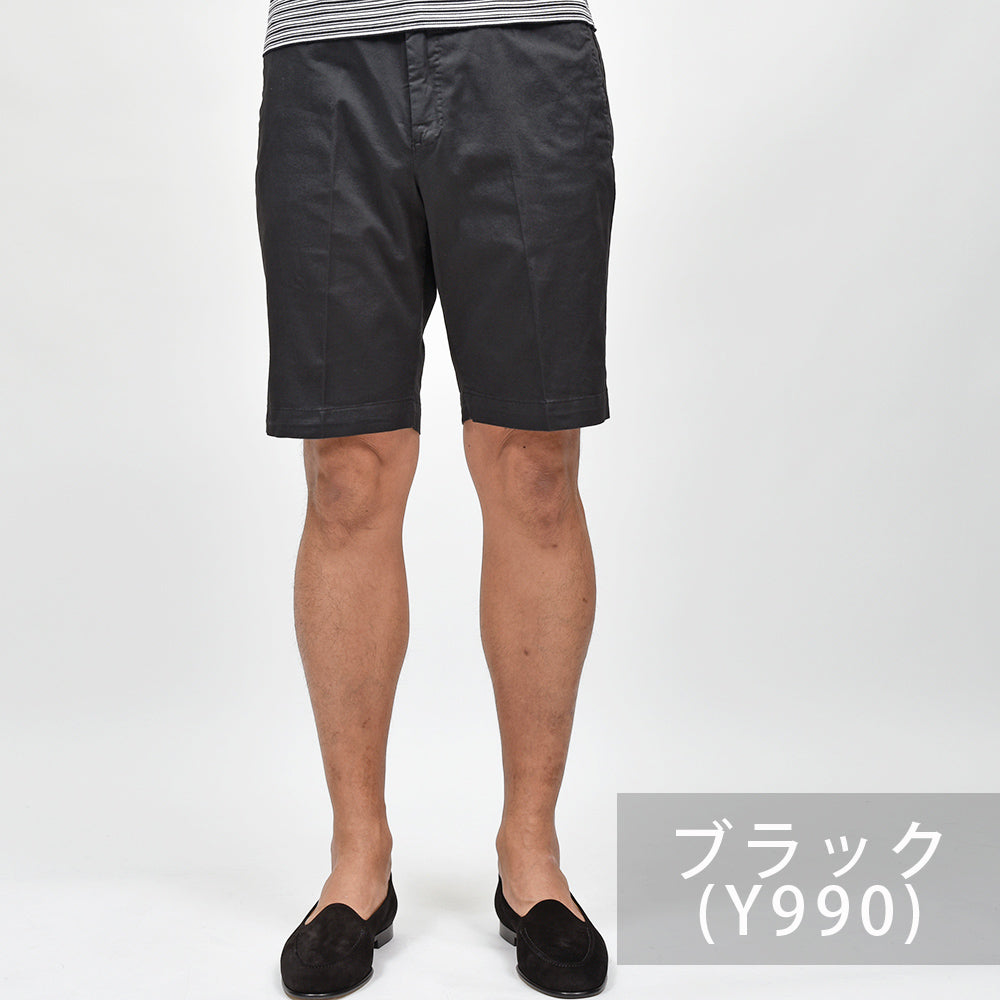 PT TORINO ピーティー トリノ コットン ストレッチ ライトウエイトギャバジン ノープリーツ ショートパンツ BERMUDA/GL04
