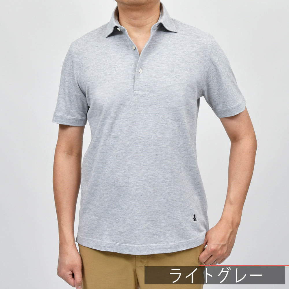 GUY ROVER（ギ ローバー） guji/ring別注ウォッシュドコットン鹿の子S/Sポロ 3850PC235-551500