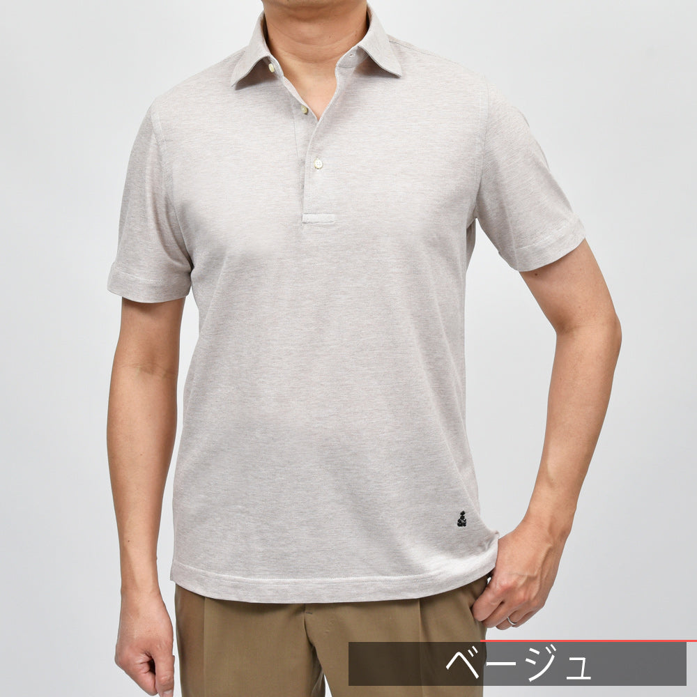 GUY ROVER（ギ ローバー） guji/ring別注ウォッシュドコットン鹿の子S/Sポロ 3850PC235-551500